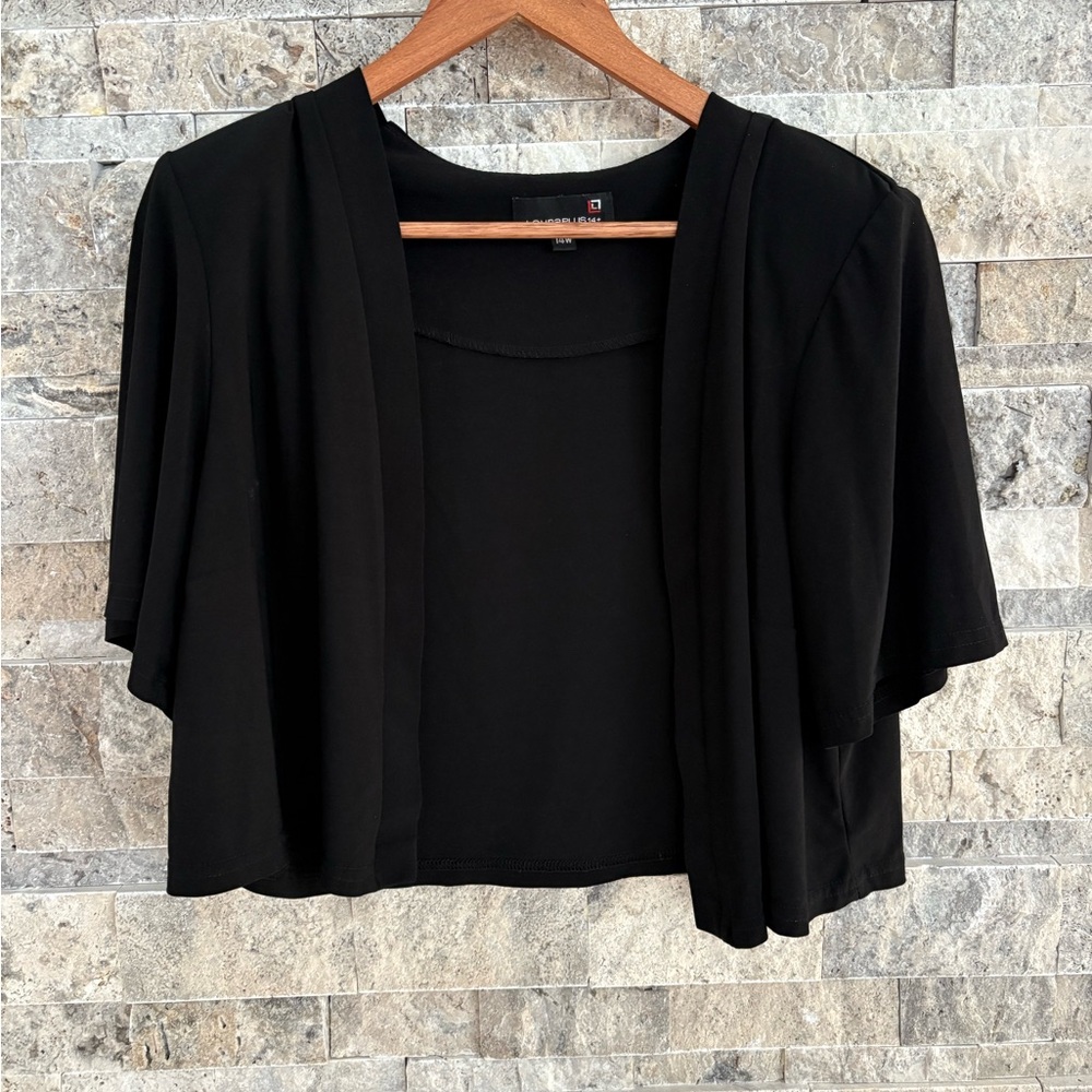 Laura Elegant Black Women's cardigan bolero size‎ 14 W